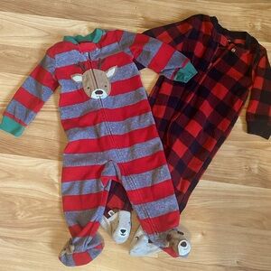 Holiday baby pajamas